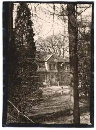 Fotografie W. Apel, Berlin, Ansicht Kromlau, Villa / Herrenhaus