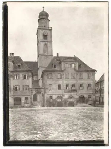Fotografie W. Apel, Berlin, Ansicht Bad Mergentheim, Münster St. Johannes & Merz - Apotheke