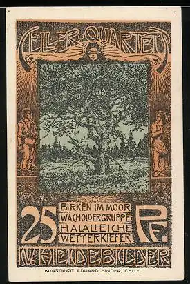 Notgeld Celle 1922, 25 Pfennig, Halalieiche
