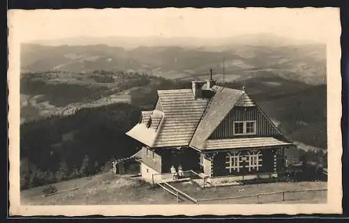 AK Jawornikgebirge i. d. Wallachei, Hütte Kohutka