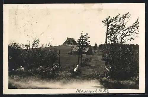 AK Masaryk-Hütte, Berghütte mit Umgebung