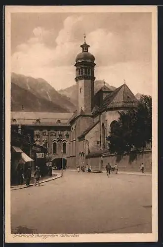 AK Innsbruck, Hofkirche am Burggraben