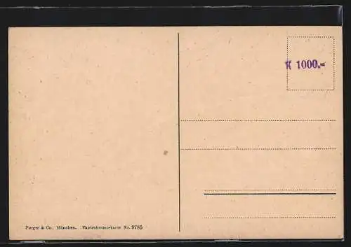 AK Bischofshofen, Teilansicht mit Hagen- und Tennengebirge