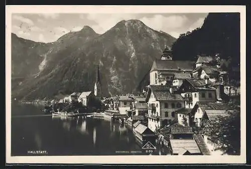 AK Hallstatt, Teilansicht