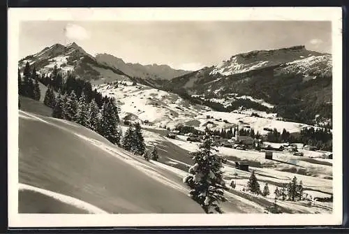 AK Riezlern, Schwarzwassertal und Heuberg im Schnee