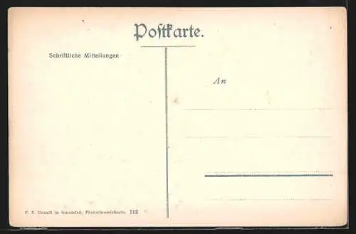 AK Hallstatt, Teilansicht mit Kirche am See