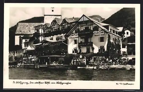 AK St. Wolfgang am Wolfgangsee, Hotel-Pension Weisses Rössl