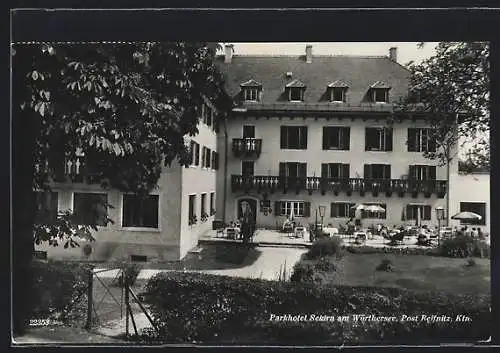 AK Reifnitz am Wörthersee, Parkhotel Sekirn mit Terrasse