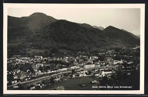 AK Bad Ischl, Ortsansicht vom Siriuskogel