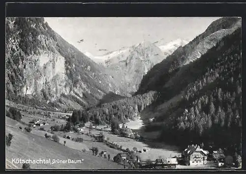 AK Bad Gastein, Gasthof Grüner Baum im Kötschachtal