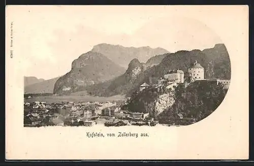 AK Kufstein, Teilansicht vom Zellerberg aus