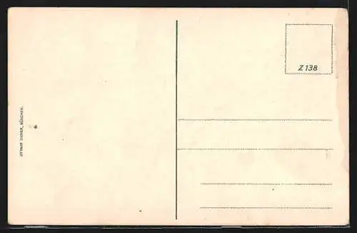 AK Salzburg, Eduard Richter-Denkmal auf dem Mönchsberg