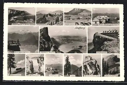 AK Schafberg, Schafberghotel, Hotel Schafbergalpe, Himmelspforten-Hütte