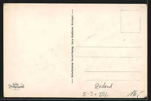 AK Stuttgart, Hochhaus in der Weissenhof-Siedlung, Bauhaus