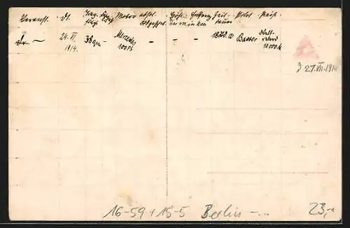 AK Flugplatz Johannisthal, Rumpler-Doppeldecker, Sanke-Nr. 260