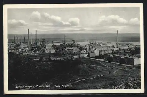 AK Stolzenhagen-Kratzwieck, Blick auf die Hütte Kraft