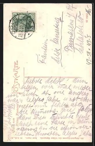 AK Faschings-Prinz Karneval mit Narrenkappe