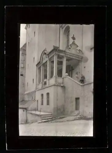 Fotografie W. Apel, Berlin, Ansicht Eichstätt, Eingang des Klosters St. Walburg