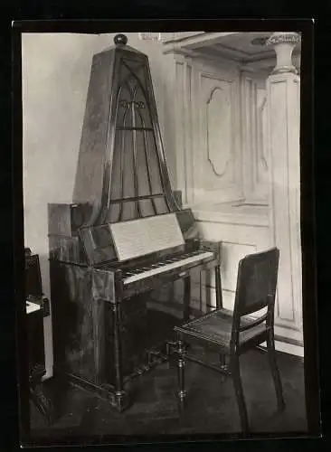 Fotografie W. Apel, Berlin, Ansicht München, Deutsches Museum, Klavier / Piano