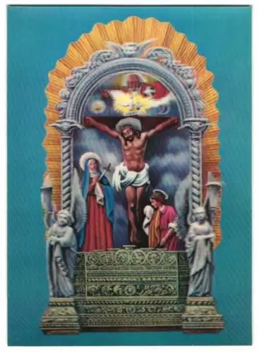 3D-AK Jesus Christ, Jesus am Kreuz