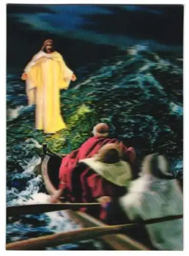 3D-AK Jesus erscheint Ruderern auf offener See