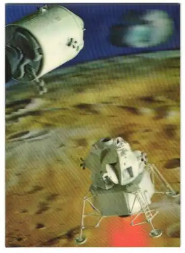 3D-AK Lunar Modul PK-55 auf dem Mond