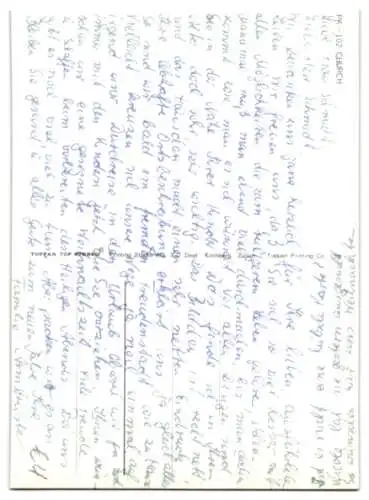 3D-AK Kirche bei Nacht im Schnee