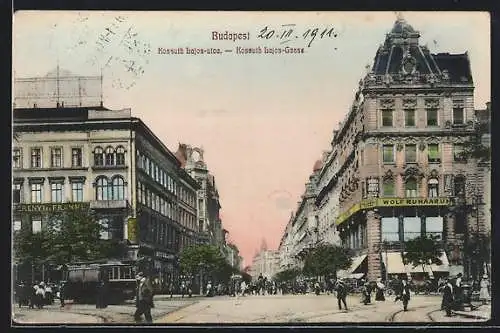 AK Budapest, Kossuth Lajos-Gasse