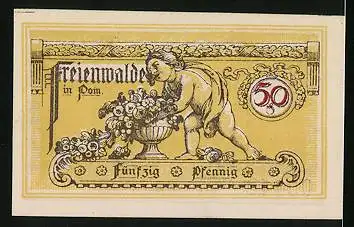 Notgeld Freienwalde i. Pom., 50 Pfennig, Stadtsiegel