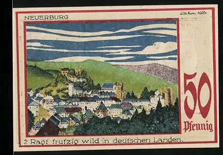 Notgeld Speicher 1921, 50 Pfennig, Neuerburg
