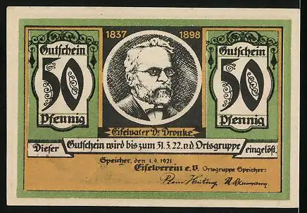 Notgeld Speicher 1921, 50 Pfennig, Bolldendorf