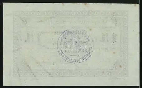 Notgeld Langenaltheim 1917, 1 Mark, Unterschrift vom Bürgermeister der Gemeindeverwaltung