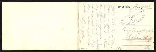 Klapp-AK Rethel, Panorama an der Kirche, Feldzug 1914 /15