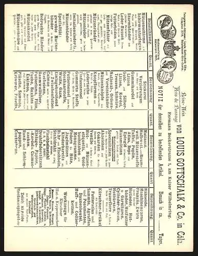 Klapp-AK Köln-Neustadt, Kaiser-Wilhelm-Ring mit Denkmal und Hermann Beckerstrasse