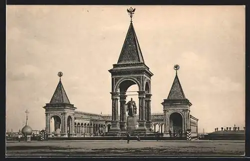 AK Moscou, Monument de l' Empereur Alexandre II au Kremlin