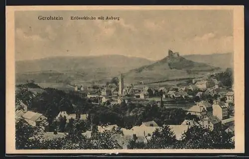 AK Gerolstein, Erlöserkirche mit Auburg