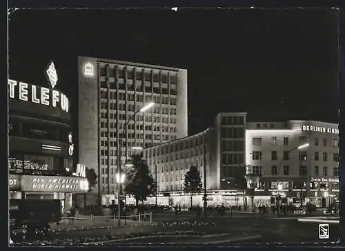 AK Berlin-Charlottenburg, Kurfürstendamm, Allianz Hochhaus