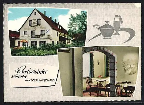 AK Münden / Waldeck, Gasthaus Dorfschänke