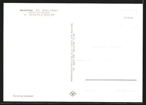 AK Münden i. Waldeck, Ortsansicht, Pension Dorfschänke