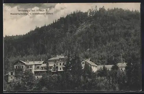 AK Villach, Wasserheilanstalt Mittewald