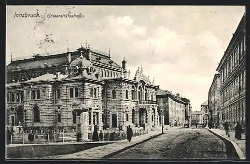 AK Innsbruck, Stadtsäle, Universität und Gymnasium