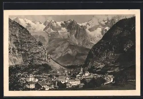 AK Courmayeur, Panorama e la catena del M. Bianco