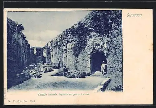 AK Siracusa, Castello Eurialo, ingresso col ponte levatoio