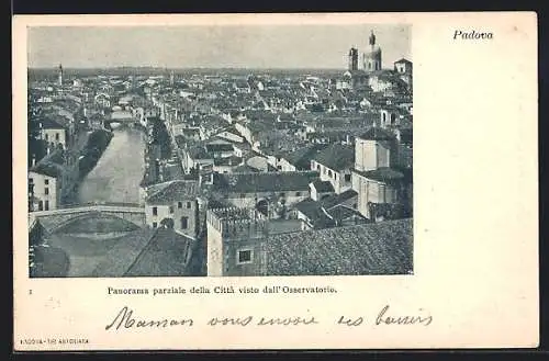 AK Padova, Panorama parziale della Città visto dall`Osservatorio