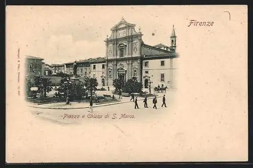 AK Firenze, Piaza e Chiesa di S. Marco