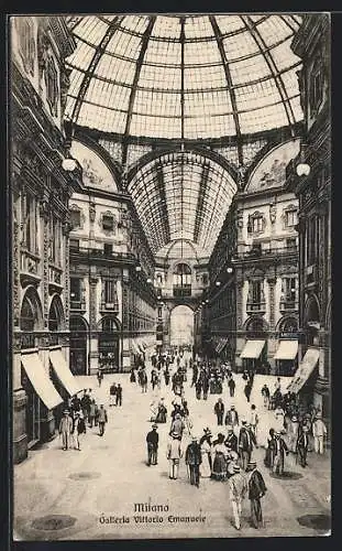 AK Milano, Galleria Vittorio Emanuele