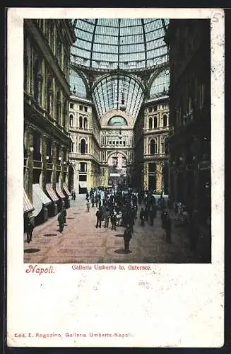 AK Napoli, Galleria Umberto I.