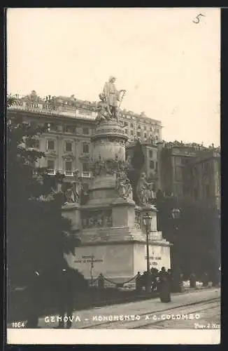 AK Genova, Monumento a C. Colombo