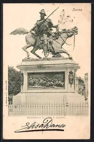 AK Torino, Monumento al Duca di Genova