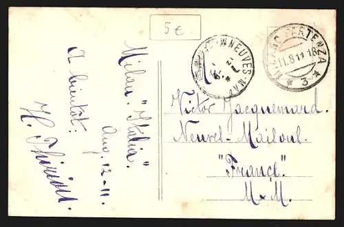 AK Milano, Duomo, Monumento, Galleria